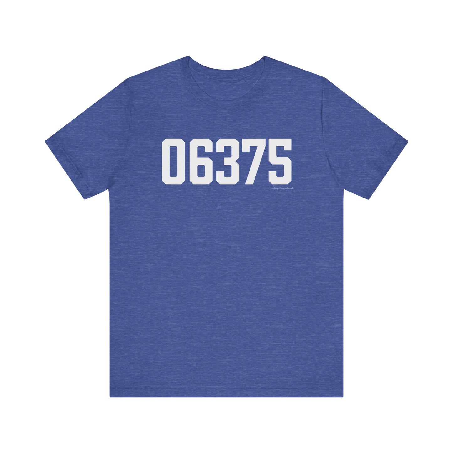 06375 - New London Connecticut Zip Code - Unisex Jersey Short Sleeve Tee