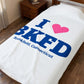 I Heart BKFD Velveteen Plush Blanket