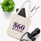 860 Roxbury Red White & Blue Organic Canvas Tote Bag