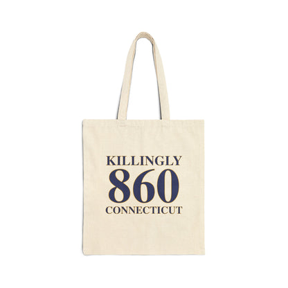 Killingly 860 Connecticut Cotton Canvas Tote Bag