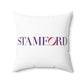41 Tilt Stamford Spun Polyester Square Pillow