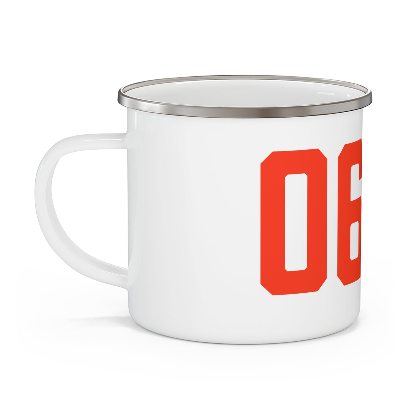 06811 Danbury Connecticut Zip Code Enamel Camping Mug