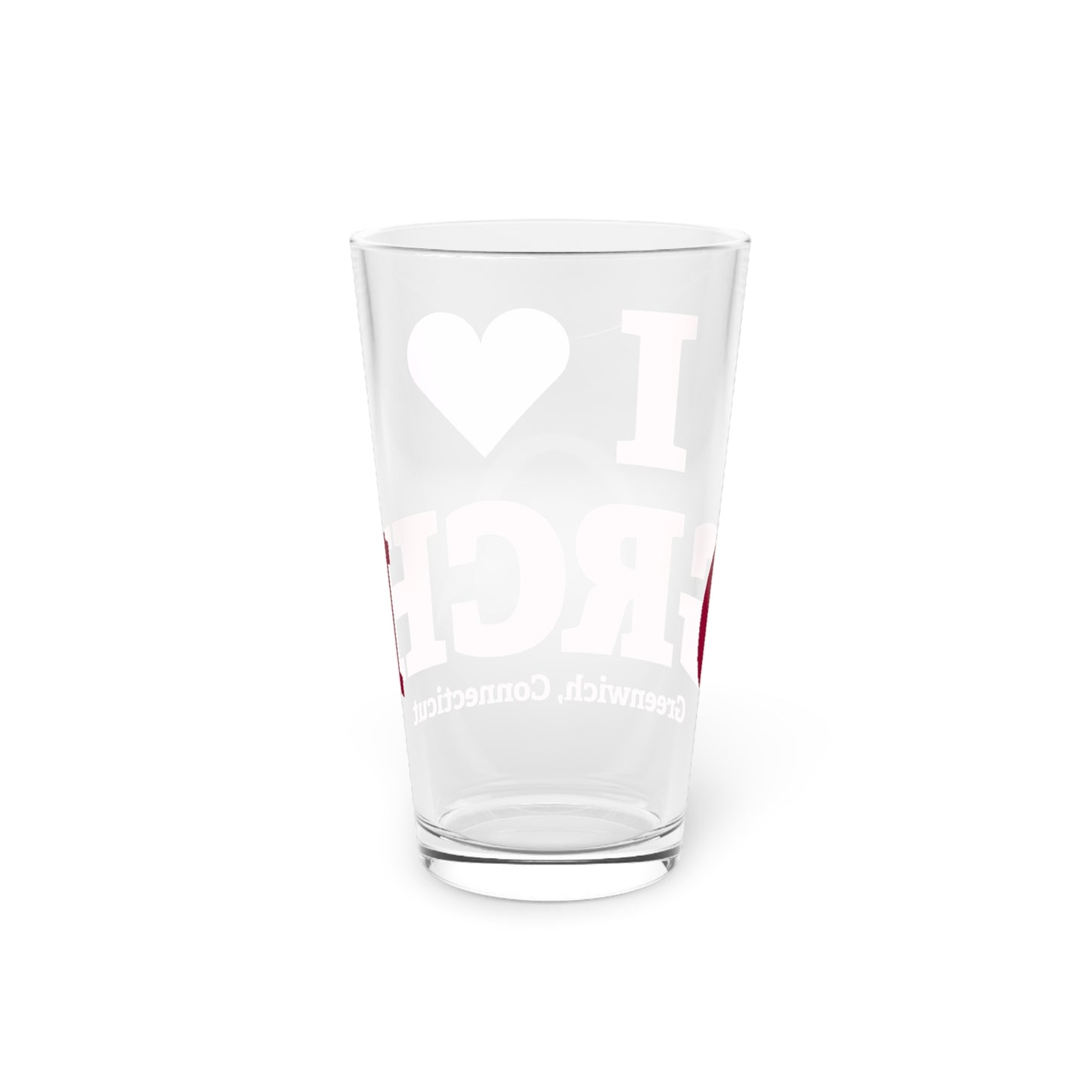 I Heart GRCH Pint Glass, 16oz