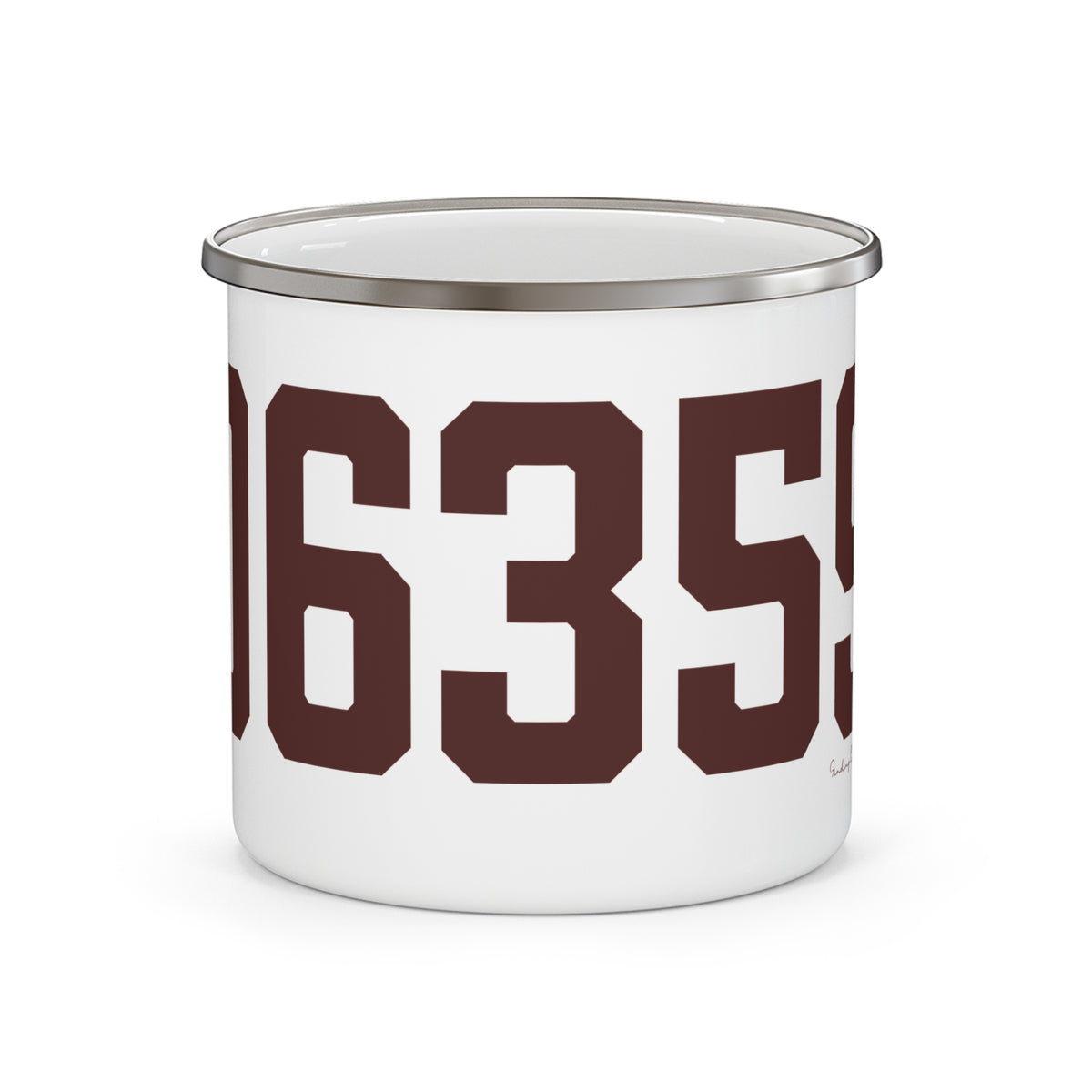 06359 North Stonington Connecticut Zip Code Enamel Camping Mug