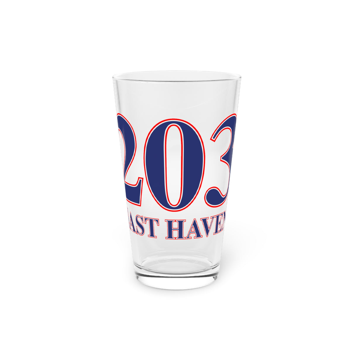 East Haven Red, White & Blue| Pint Glass, 16oz