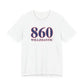 860 Willimantic Red, White & Blue Unisex Jersey Short Sleeve T-Shirt