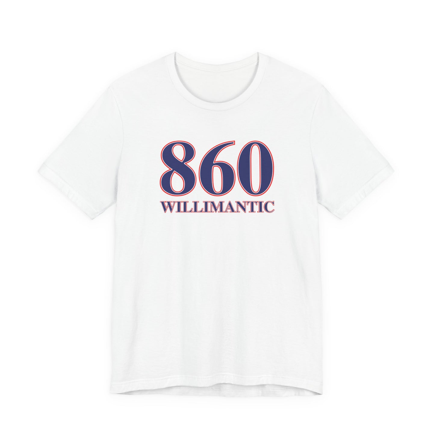 860 Willimantic Red, White & Blue Unisex Jersey Short Sleeve T-Shirt