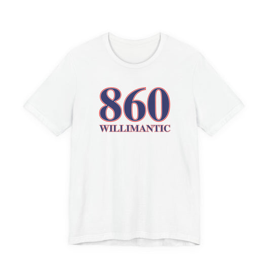 860 Willimantic Red, White & Blue Unisex Jersey Short Sleeve T-Shirt