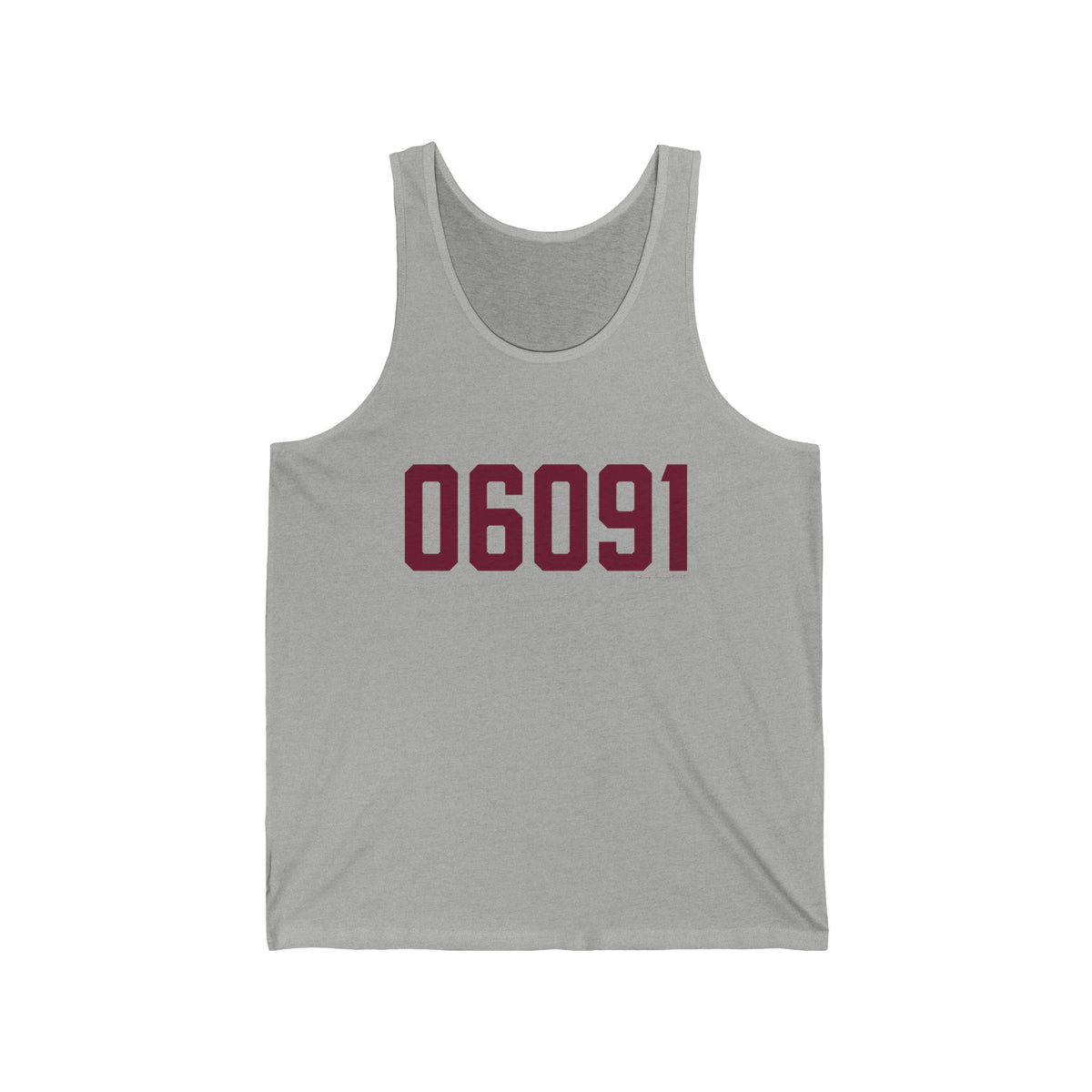 06091 Hartland Connecticut Zip Code Zip Code Unisex Jersey Tank Top