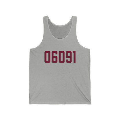 06091 Hartland Connecticut Zip Code Zip Code Unisex Jersey Tank Top