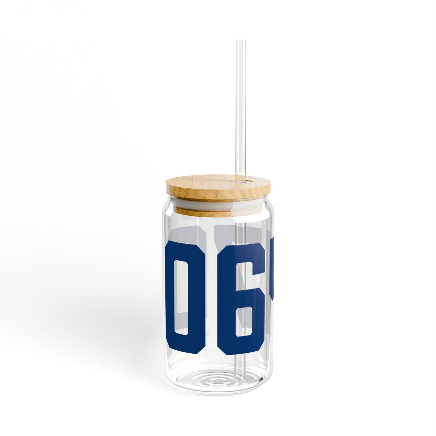 06470 Newtown Connecticut Zip Code Sipper Glass, 16oz