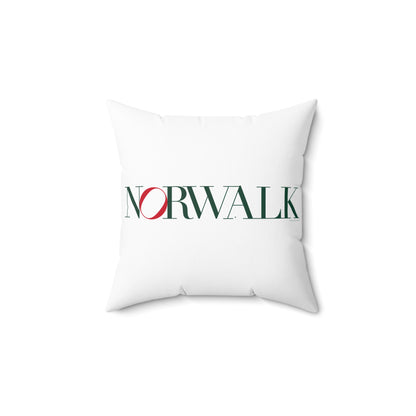 41 Tilt Norwalk Spun Polyester Square Pillow