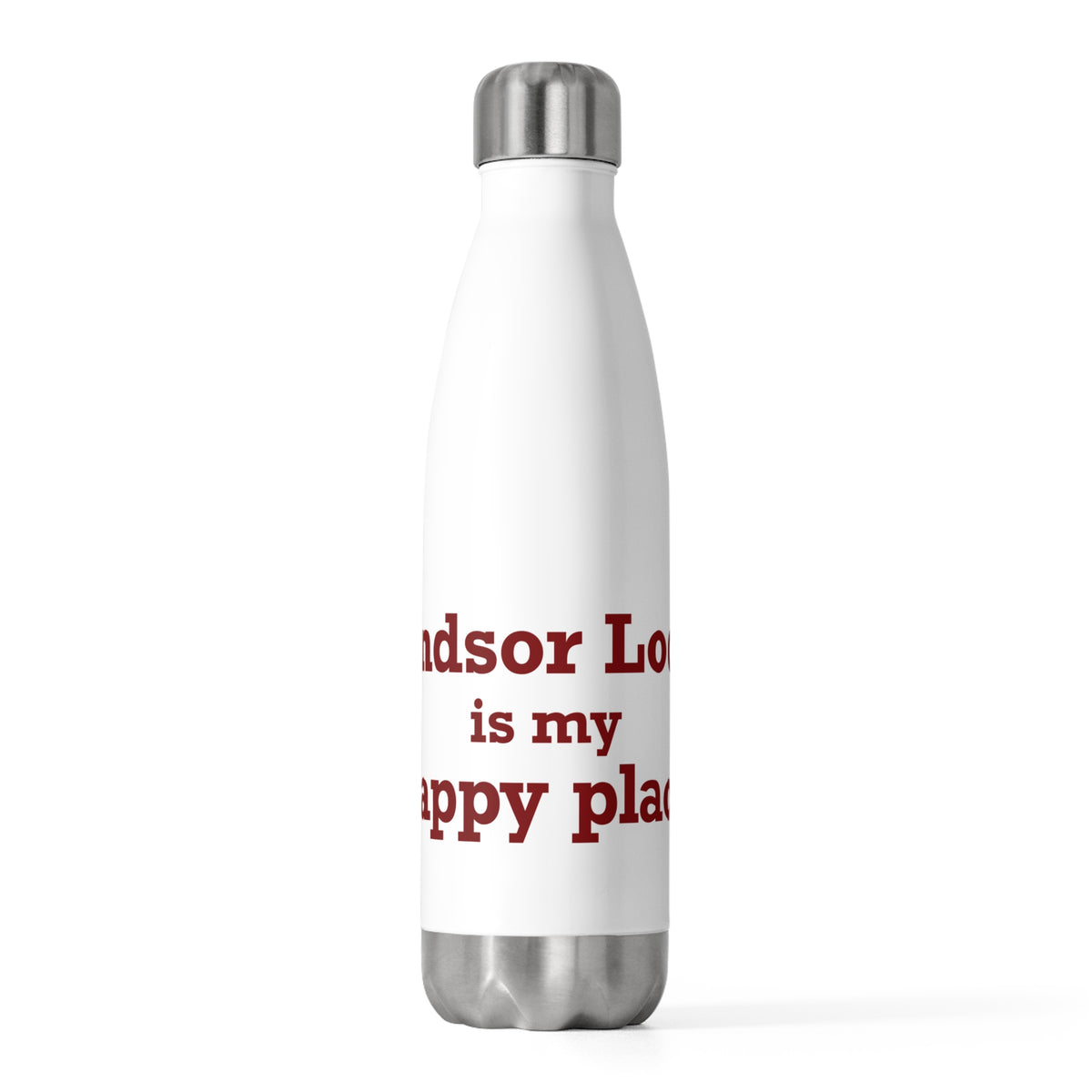 Windsor Locks is My Happy Place 20 oz Insulated Bottle