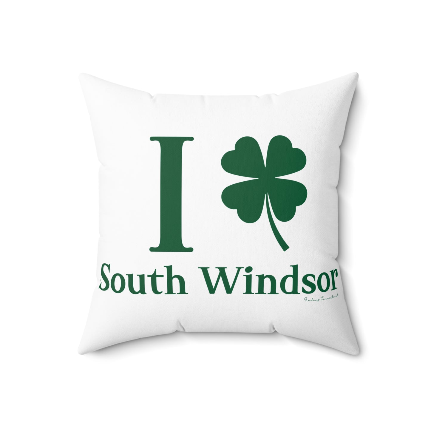 I Clover South Windsor Spun Polyester Square Pillow