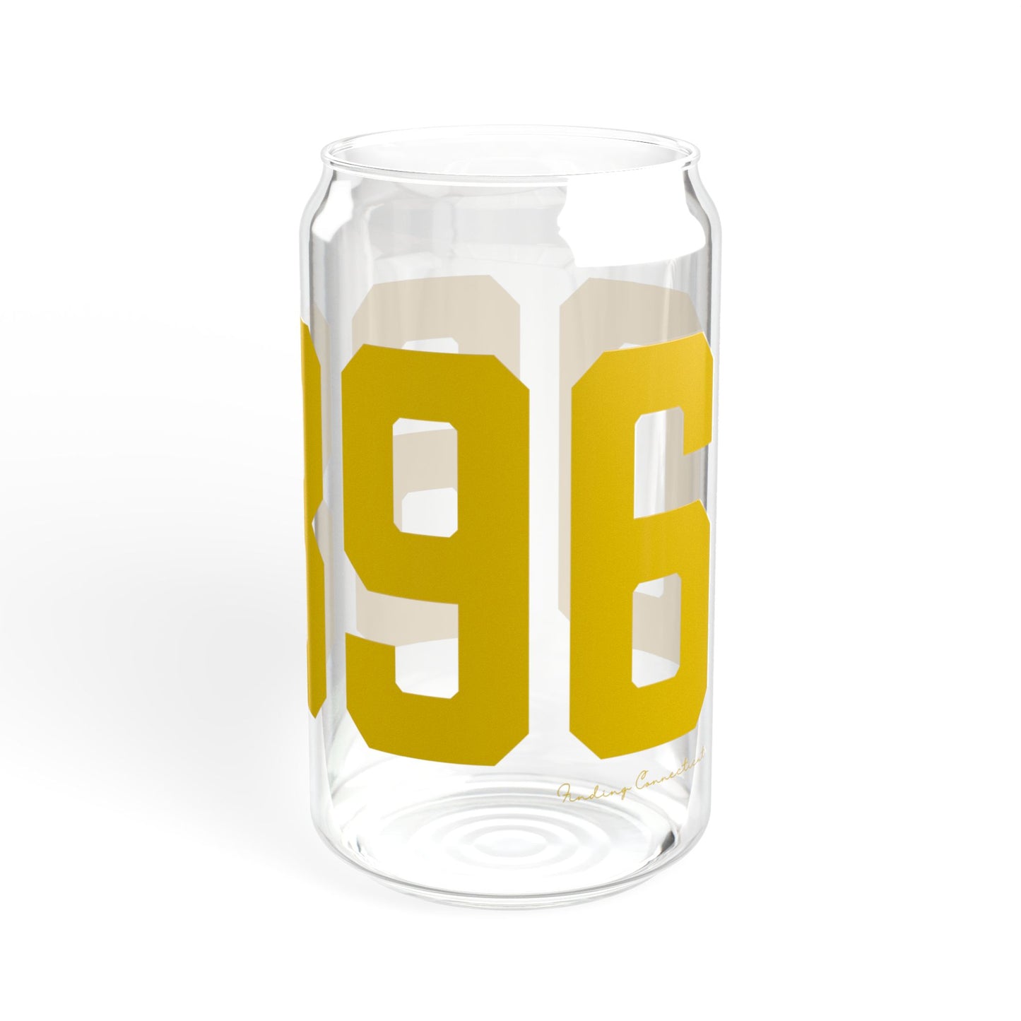 06896 Redding Connecticut Zip Code Sipper Glass, 16oz