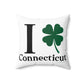 I Clover Connecticut Spun Polyester Square Pillow