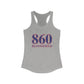 860 Bloomfield Red White & Blue Women's Ideal Racerback Tank Top