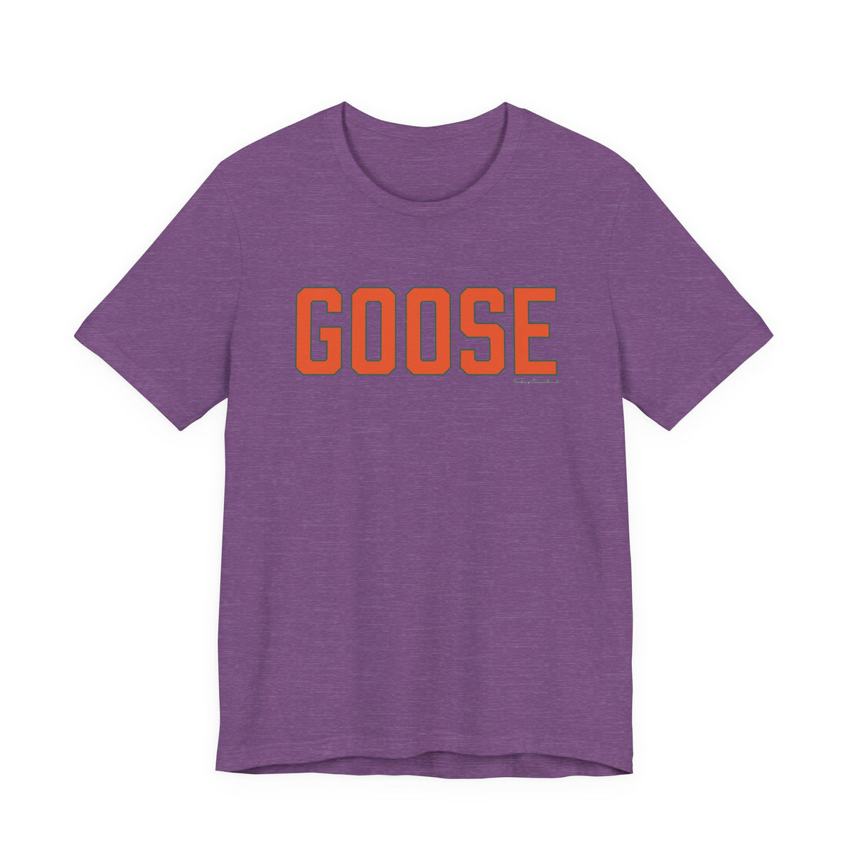 Goose Zip Code Orange & Green Unisex Jersey Short Sleeve T-Shirt