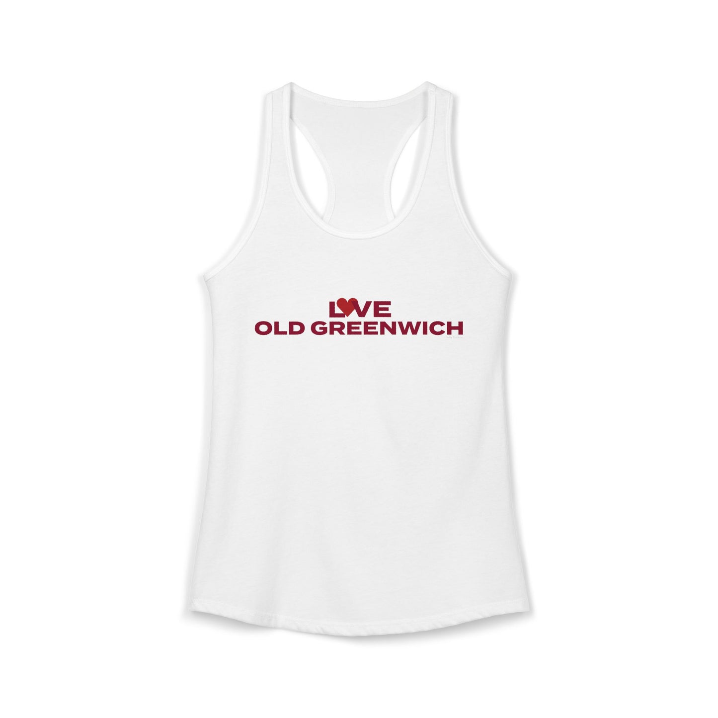 Love Old Greenwich Women's Ideal Racerback Tank Top