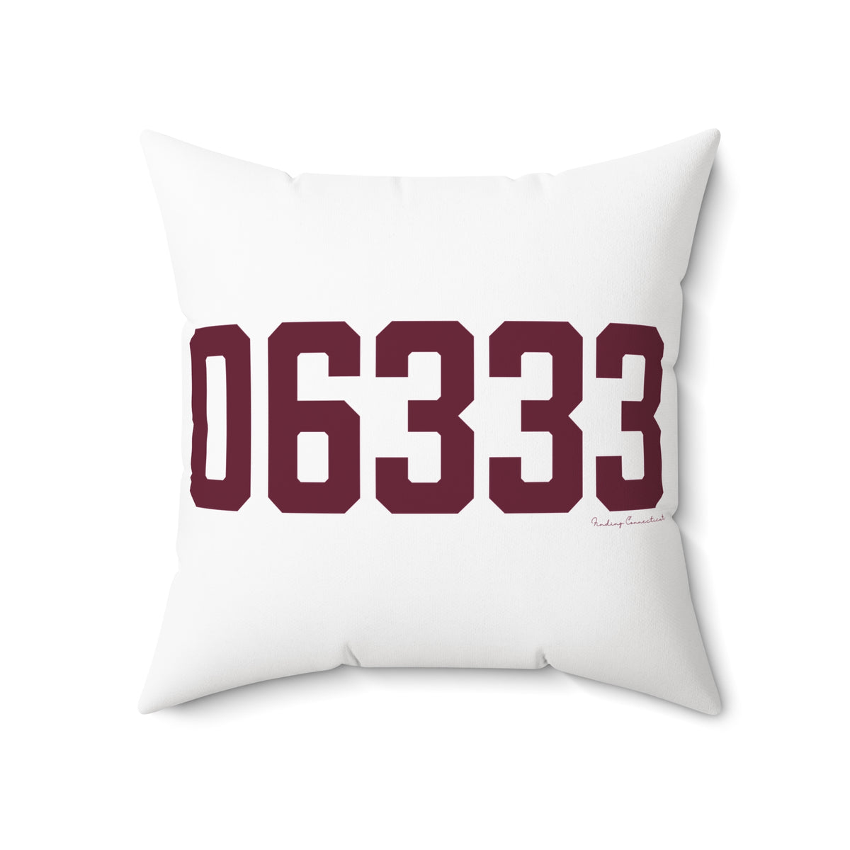 06333 East Lyme Connecticut Zip Code Spun Polyester Square Pillow