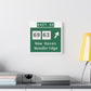 Vintage WCP Exit 59 Sign Matte Canvas, Stretched, 1.25"