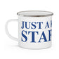 Just a kid from Stafford Enamel Camping Mug
