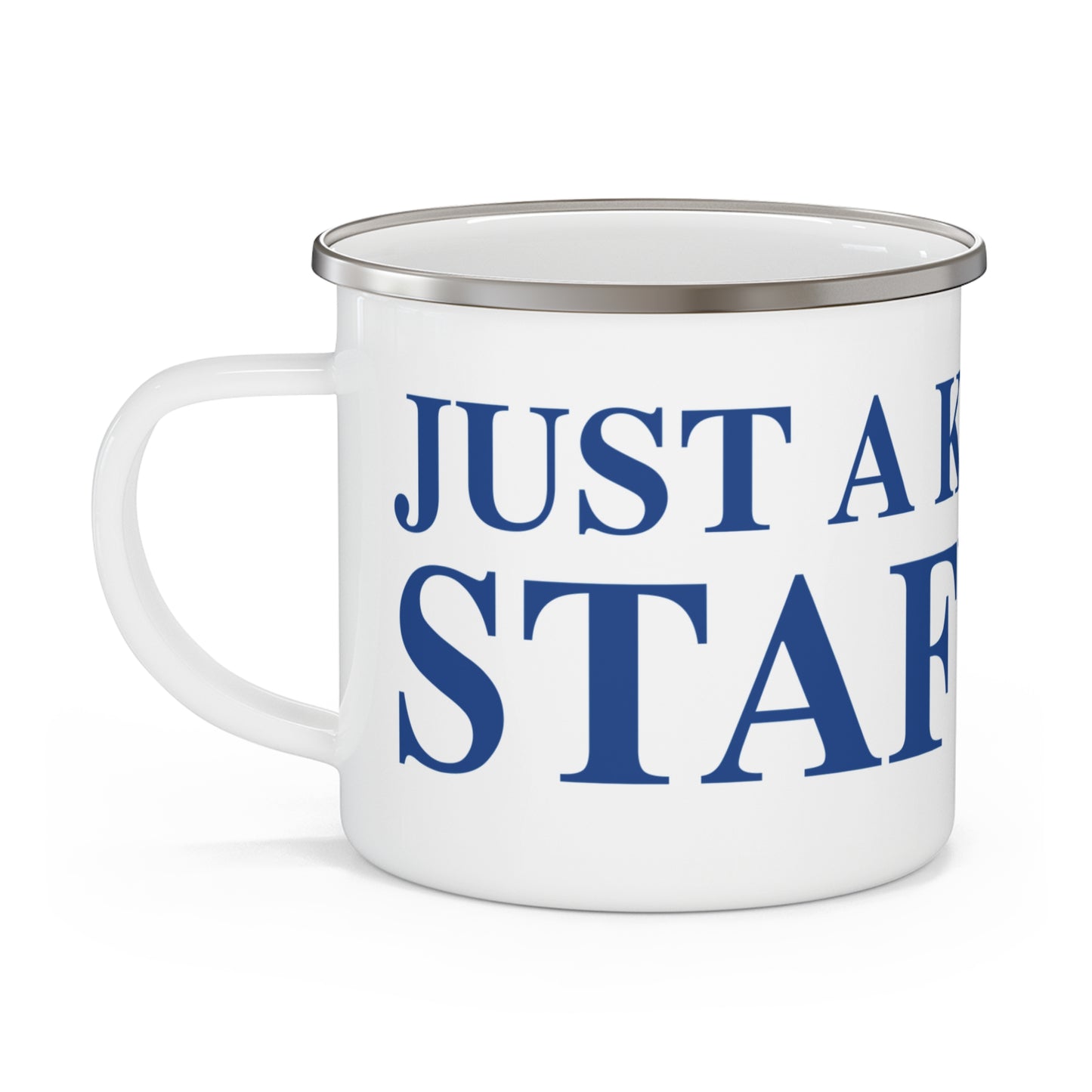 Just a kid from Stafford Enamel Camping Mug