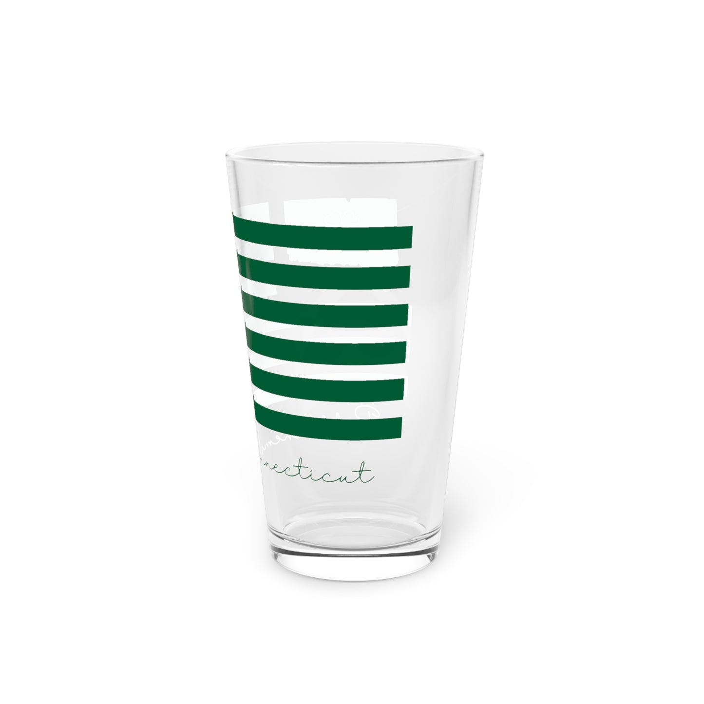Bethlehem Connecticut St. Patrick’s Day Flag Pint Glass, 16oz