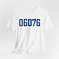 06076 Stafford Connecticut Zip Code Unisex Jersey Short Sleeve T-Shirt