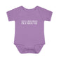 Just a kid from Plymouth Infant Baby Rib Bodysuit