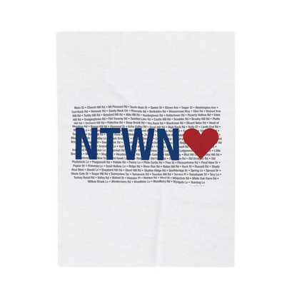 Newtown Love Velveteen Plush Blanket