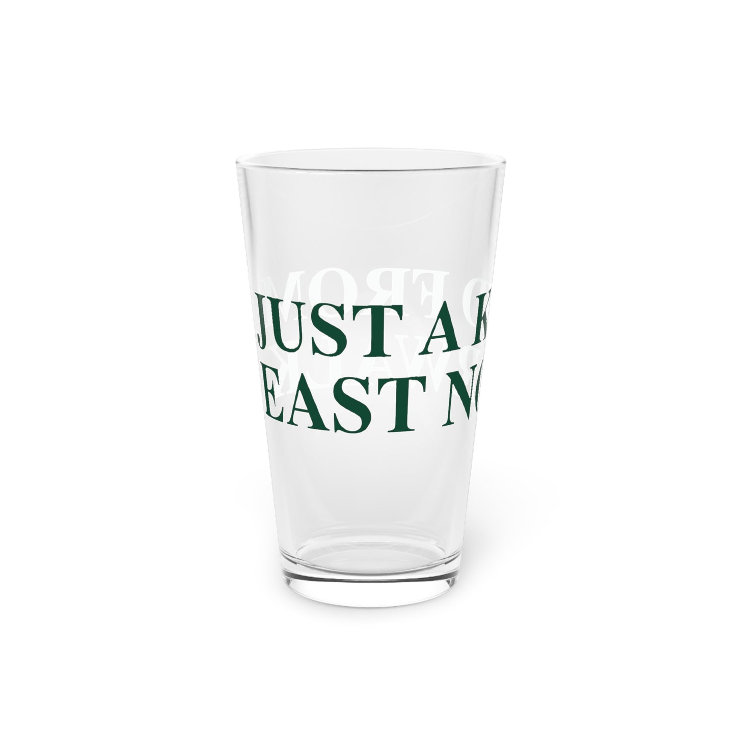 Just a kid from East Norwalk Pint Glass, 16oz