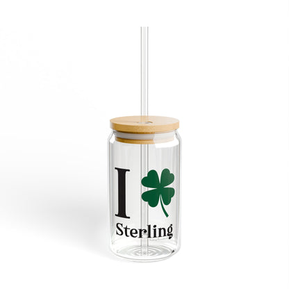 I Clover Sterling Sipper Glass, 16oz