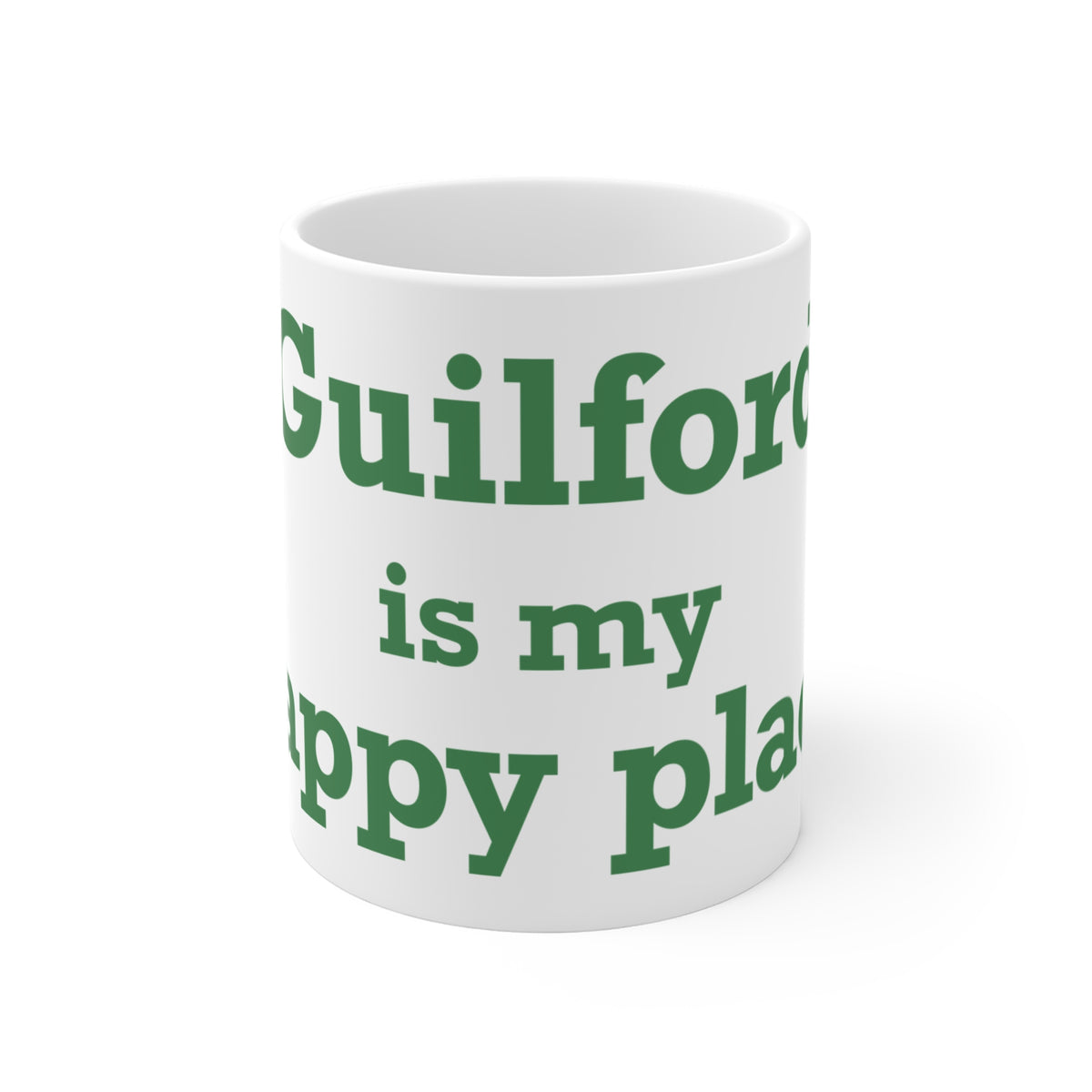 Guilford is My Happy Place Mug 11oz