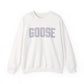 Goose Zip Code Gray & Purple Unisex Heavy Blend™ Crewneck Sweatshirt