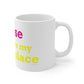 Goose Shows Are My Happy Place - Yellow & Pink Mug 11oz