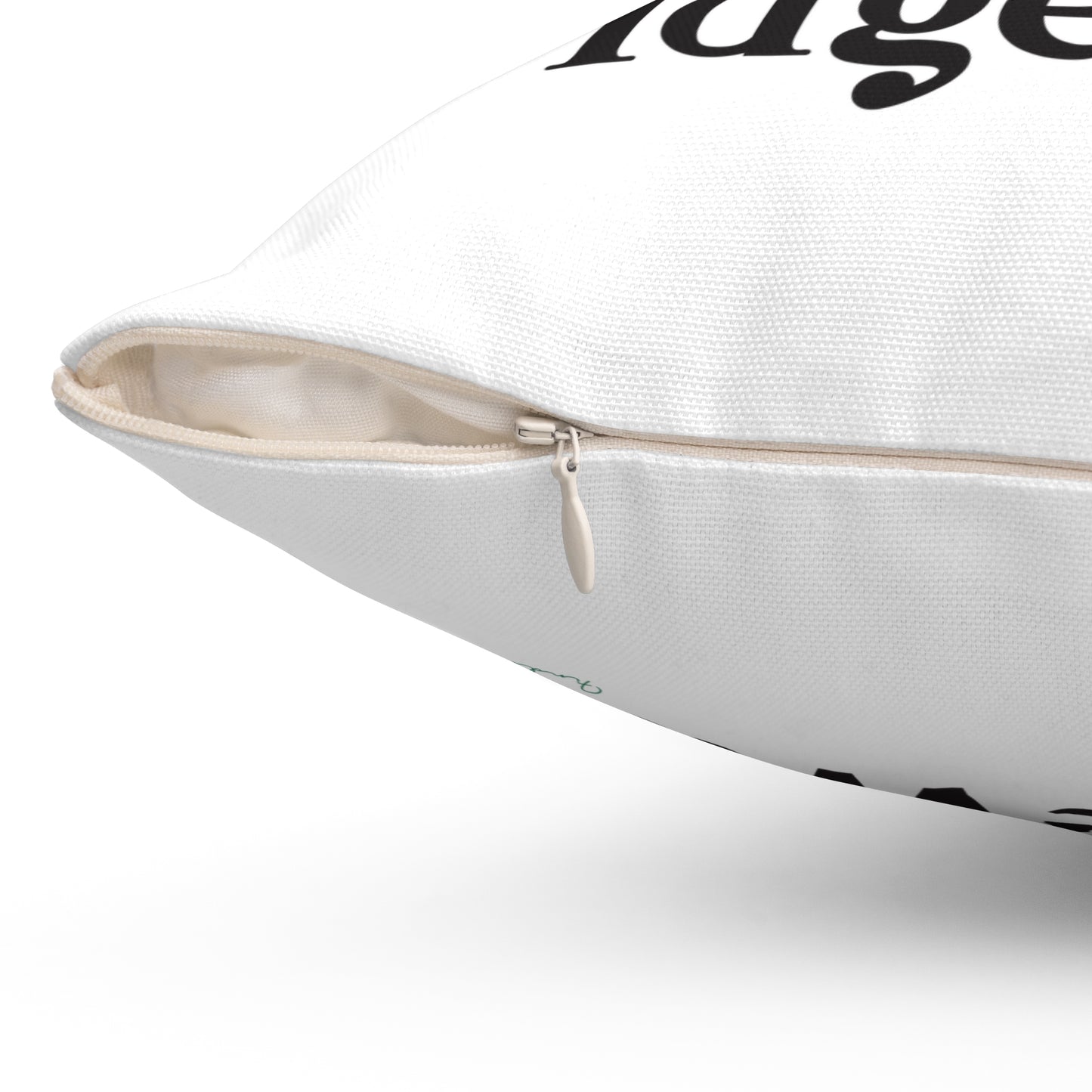 I Clover Bridgewater Spun Polyester Square Pillow