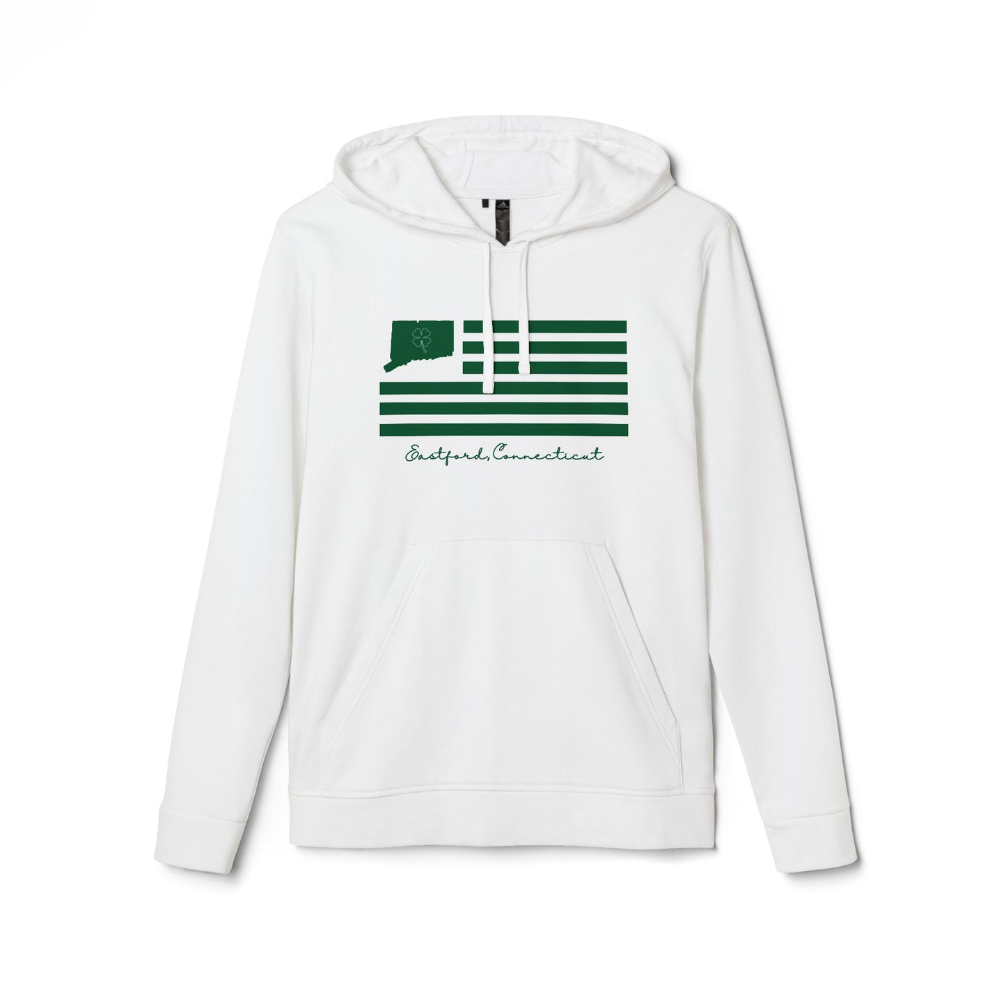 Eastford Connecticut St. Patrick’s Day Flag adidas Unisex Fleece Hoodie