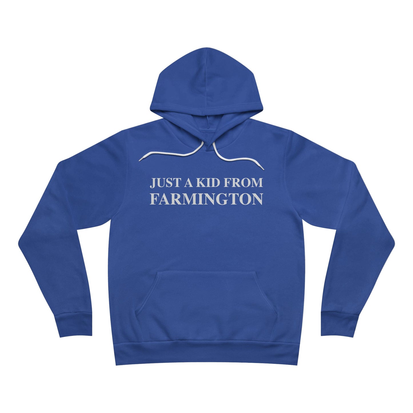 Just a kid from Farmington Unisex Sponge Fleece Pullover Hoodie