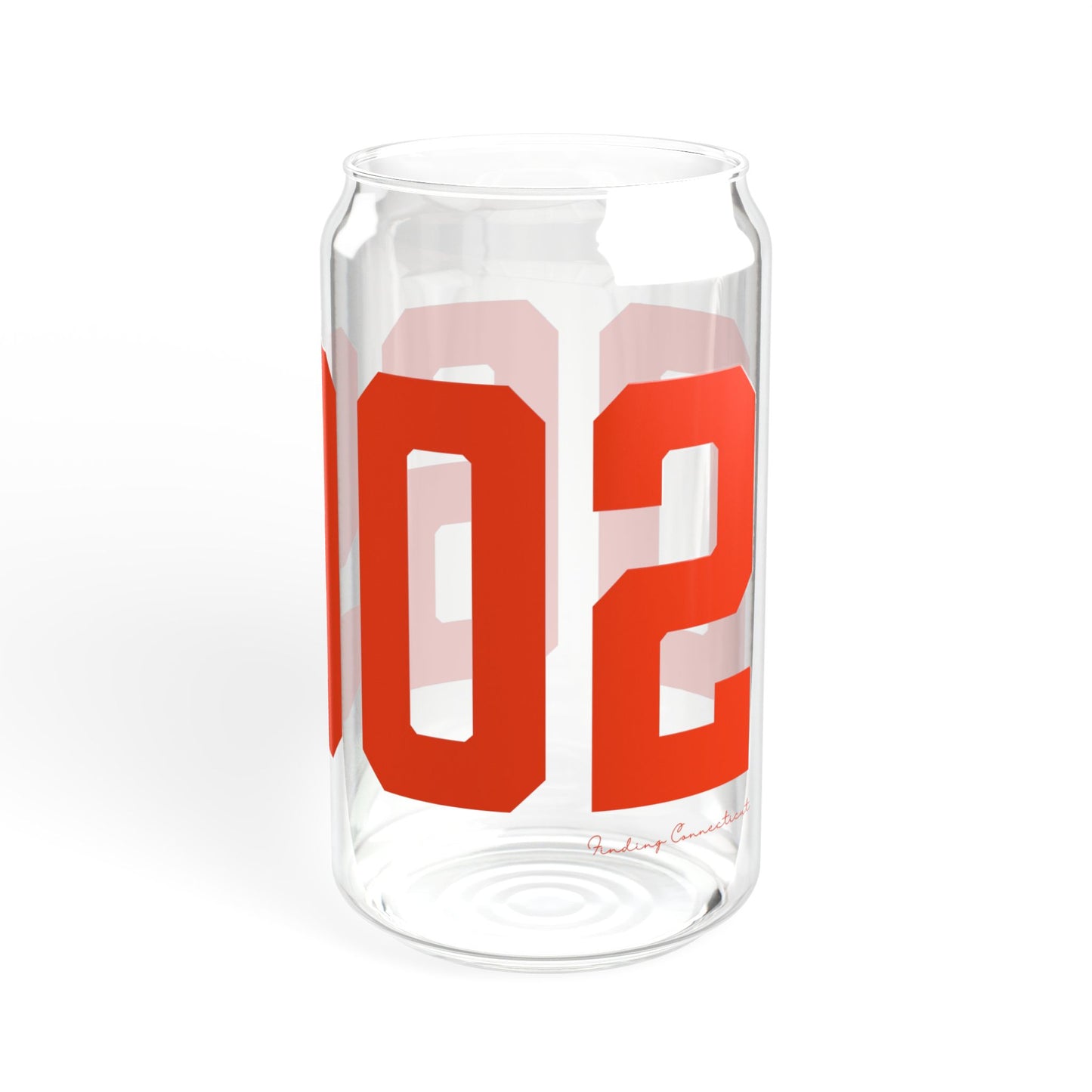 06902 Stamford Connecticut Zip Code Sipper Glass, 16oz