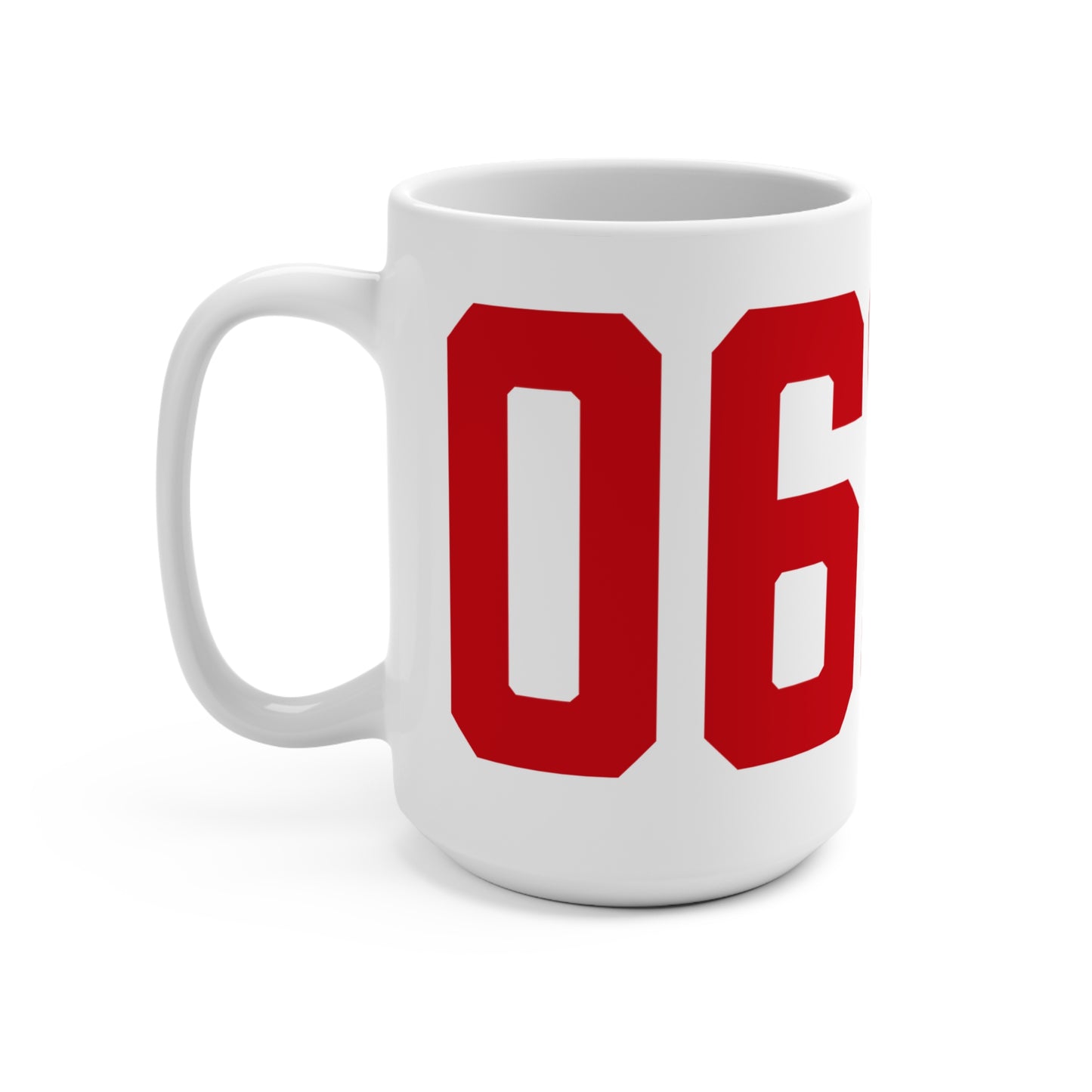 06610  Bridgeport Connecticut Zip Code Mug 15oz