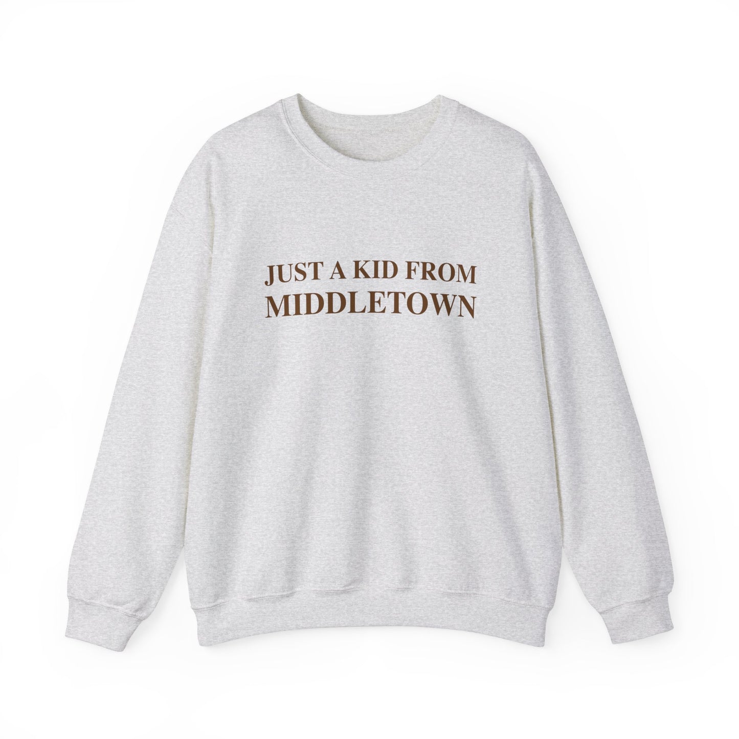 Just a kid from Middletown Unisex Heavy Blend™ Crewneck Sweatshirt