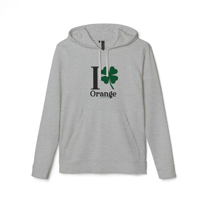 I Clover Orange adidas Unisex Fleece Hoodie