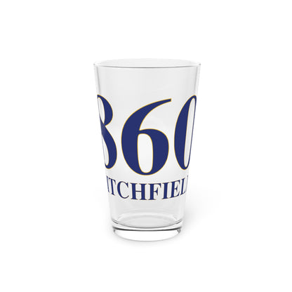 860 Litchfield Pint Glass, 16oz