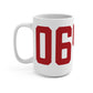 06480 Portland Connecticut Zip Code Mug 15oz
