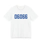 06066 Vernon Connecticut Zip Code Unisex Jersey Short Sleeve T-Shirt