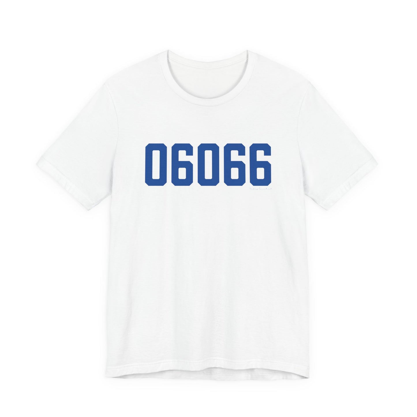 06066 Vernon Connecticut Zip Code Unisex Jersey Short Sleeve T-Shirt