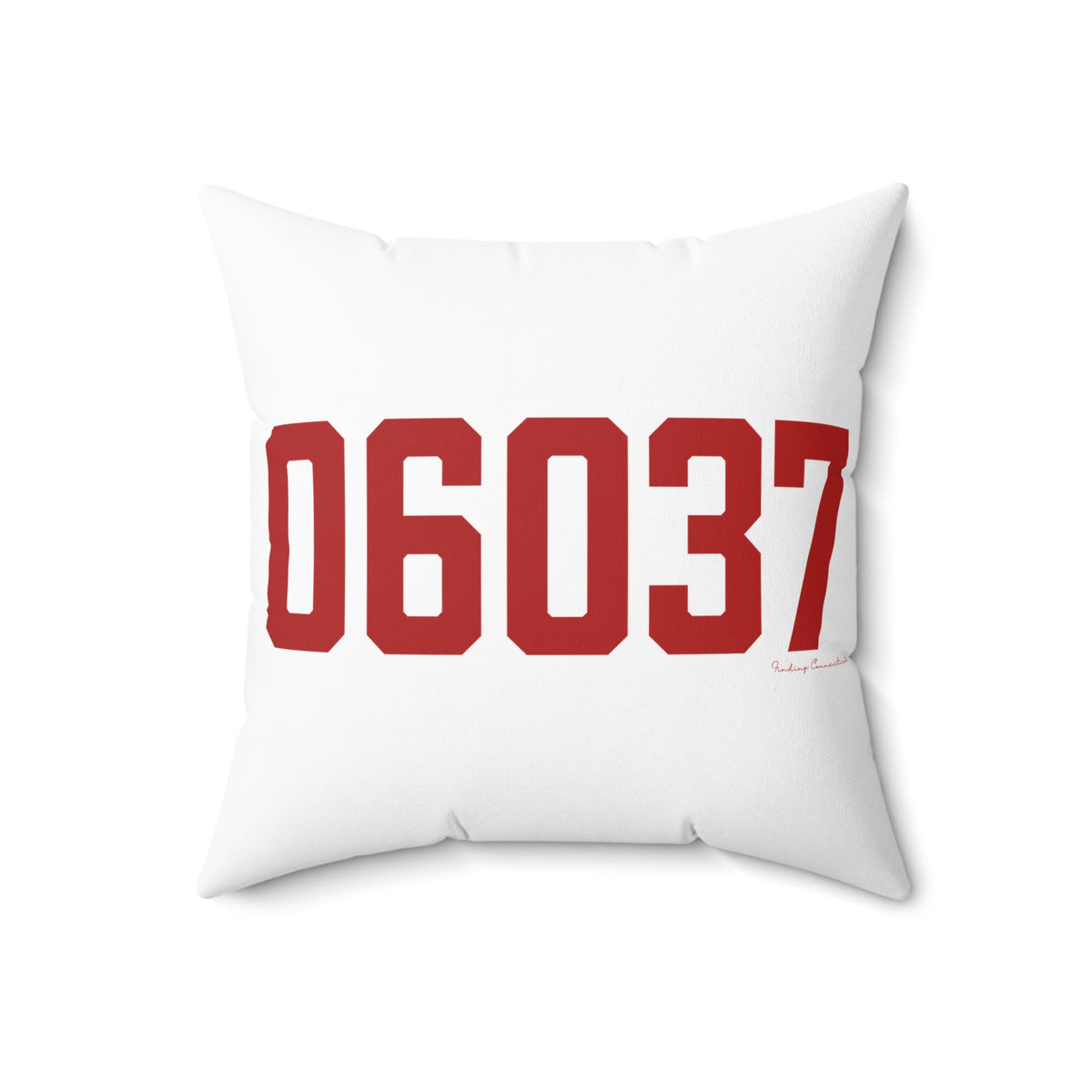 06037 Berlin Connecticut Zip Code Polyester Square Pillow