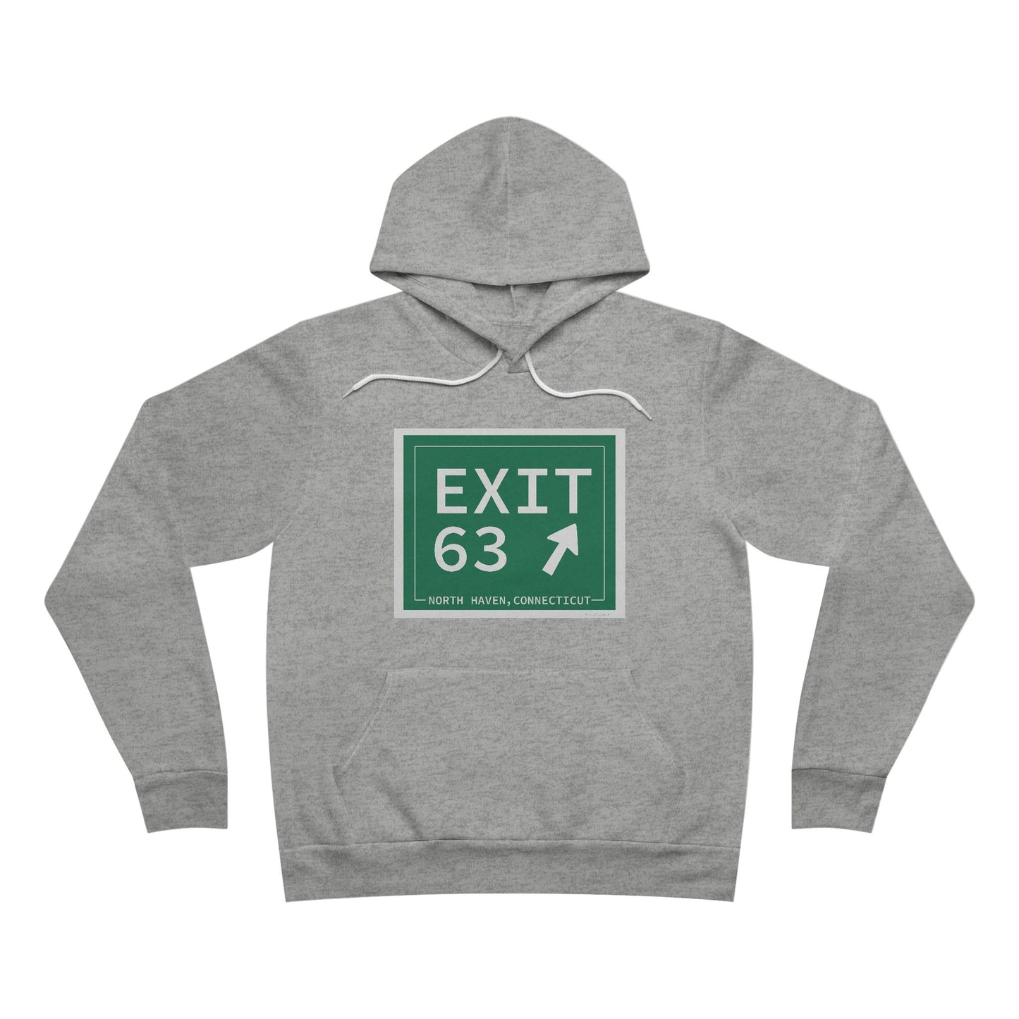 Vintage Exit 63 WCP Sign Unisex Sponge Fleece Pullover Hoodie