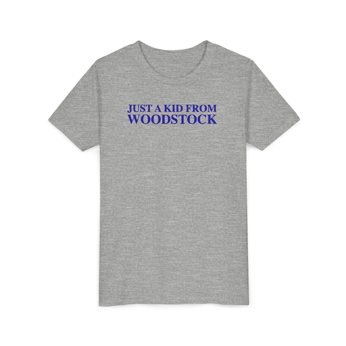 Just a kid from Woodstock Youth Short Sleeve T-Shirt